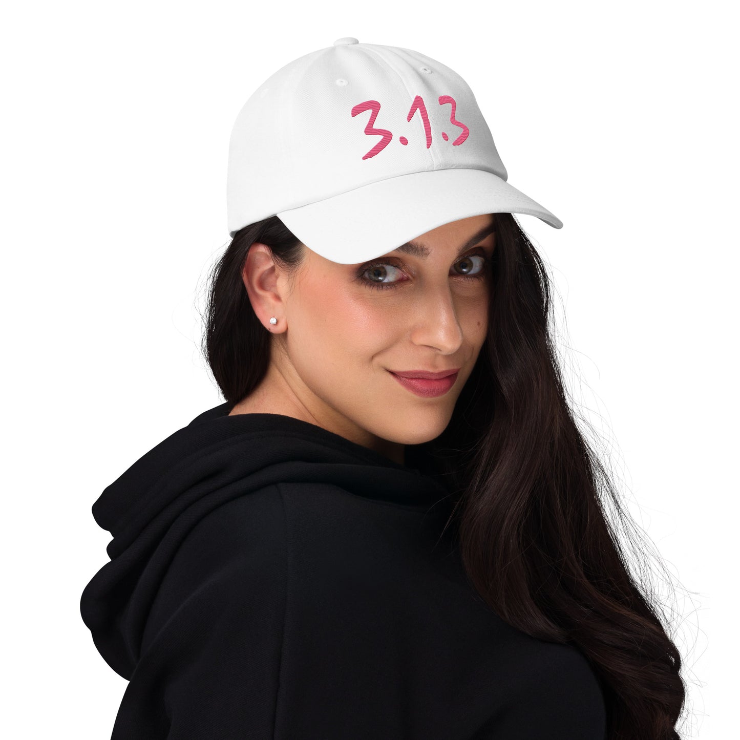 Detroit '313' Dad Hat (Compton Font) | Rhodochrosite Pink