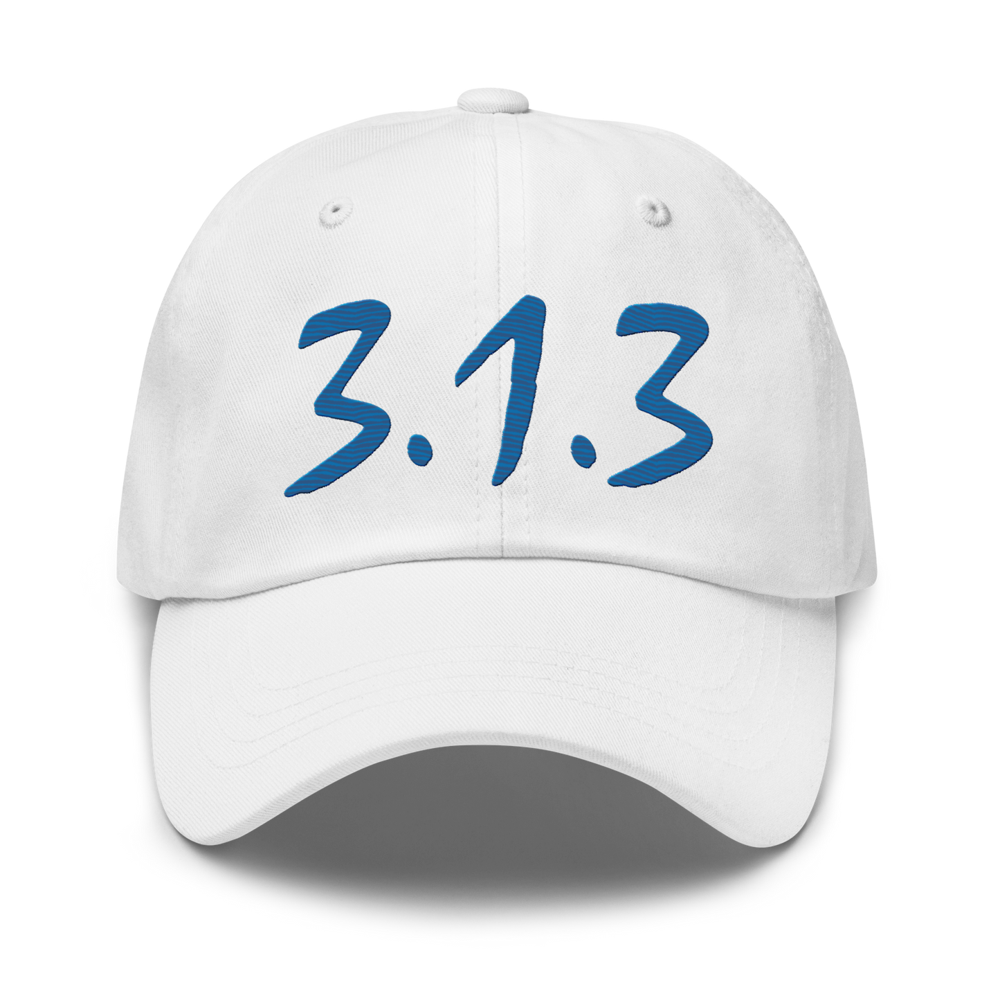 Detroit '313' Dad Hat (Compton Font) | Azure