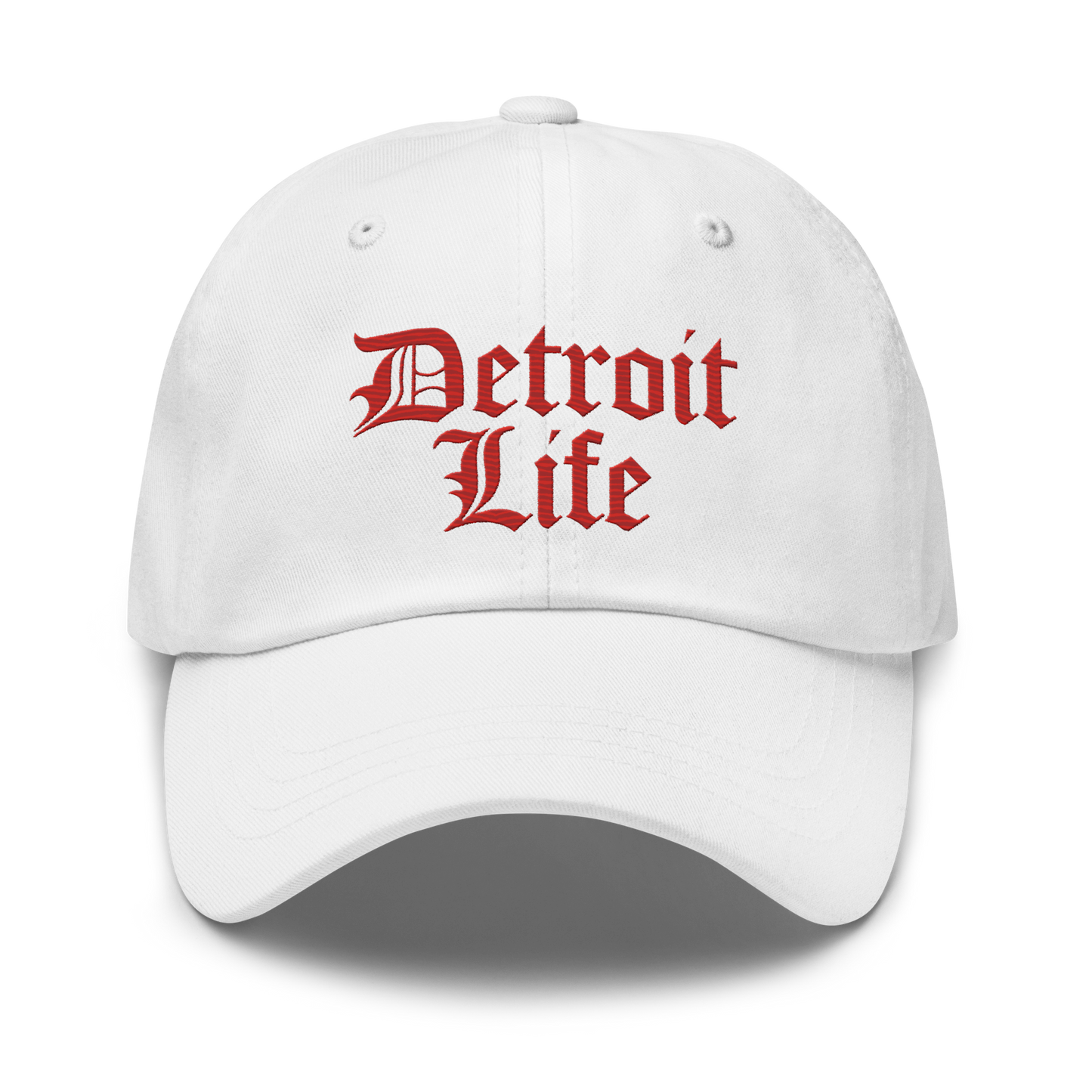 'Detroit Life' Dad Hat | Aliform Red