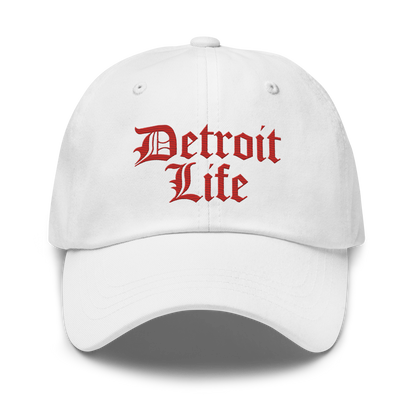 'Detroit Life' Dad Hat | Aliform Red