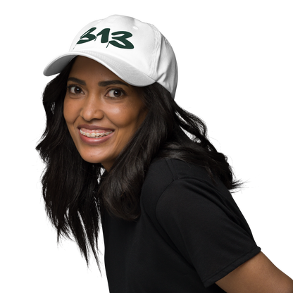 Detroit '313' Dad Hat (Tag Font) | Laconic Green