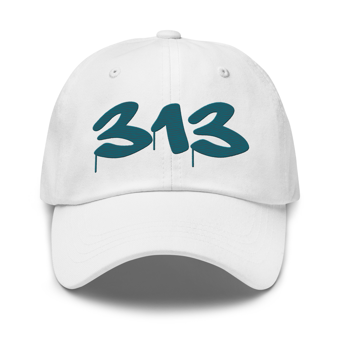 Detroit '313' Dad Hat (Tag Font) | Palace Teal