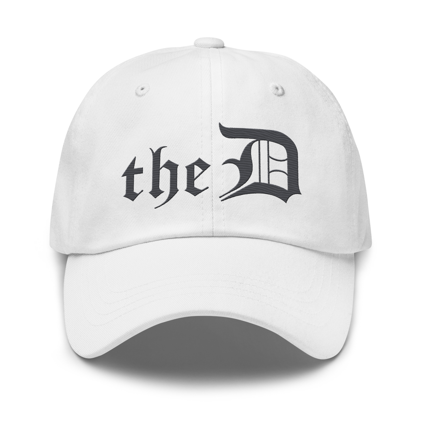 Detroit 'The D' Dad Hat | Iron Ore Grey