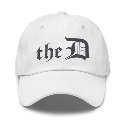 Detroit 'The D' Dad Hat | Iron Ore Grey