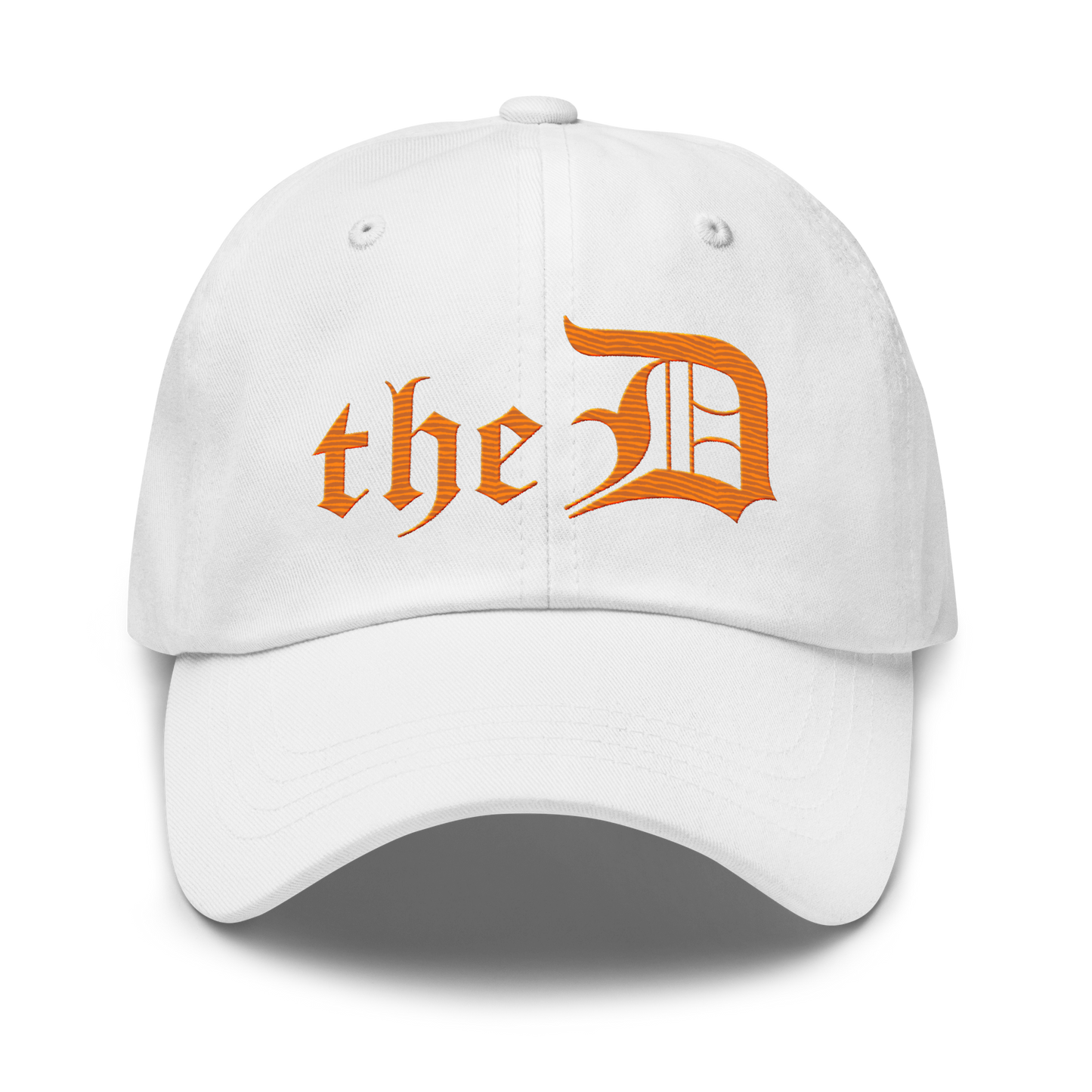 Detroit 'The D' Dad Hat | Orange