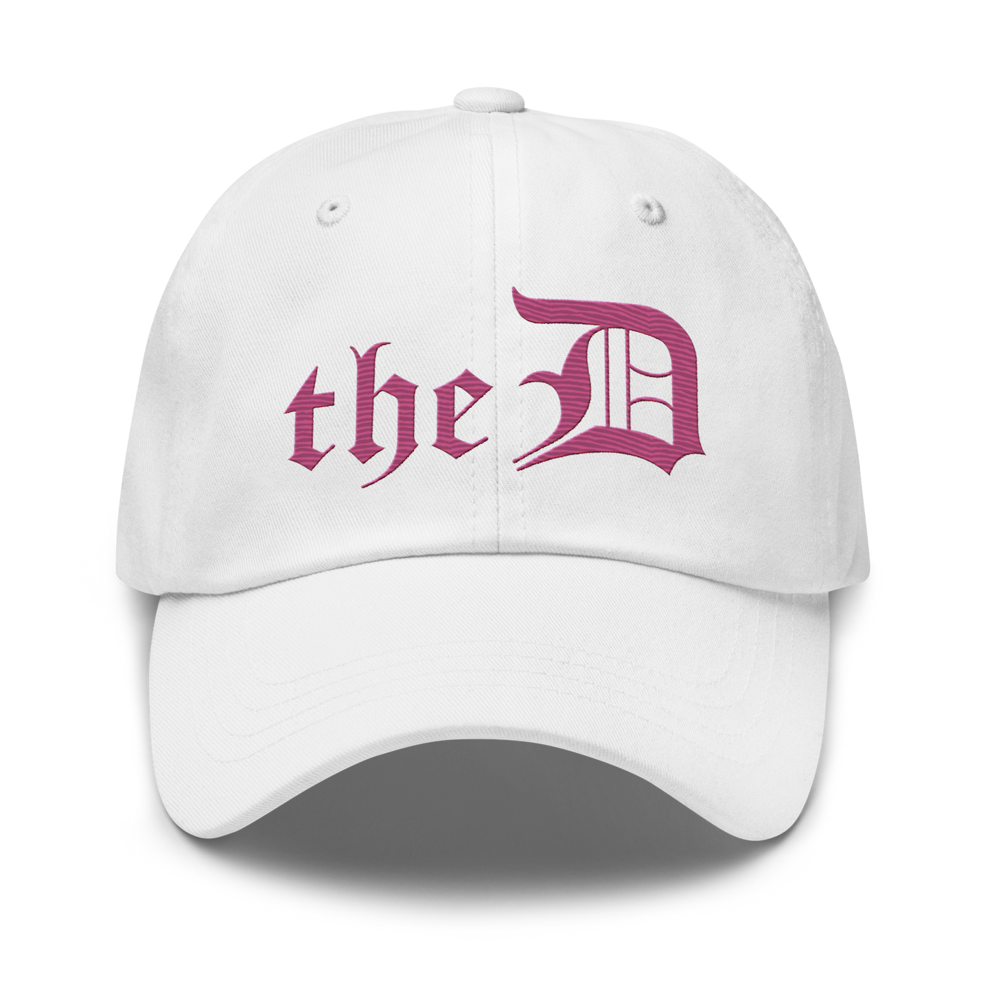 Detroit 'The D' Dad Hat | Apple Blossom Pink