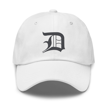 Detroit 'Old English D' Dad Hat (Iron Ore Grey)