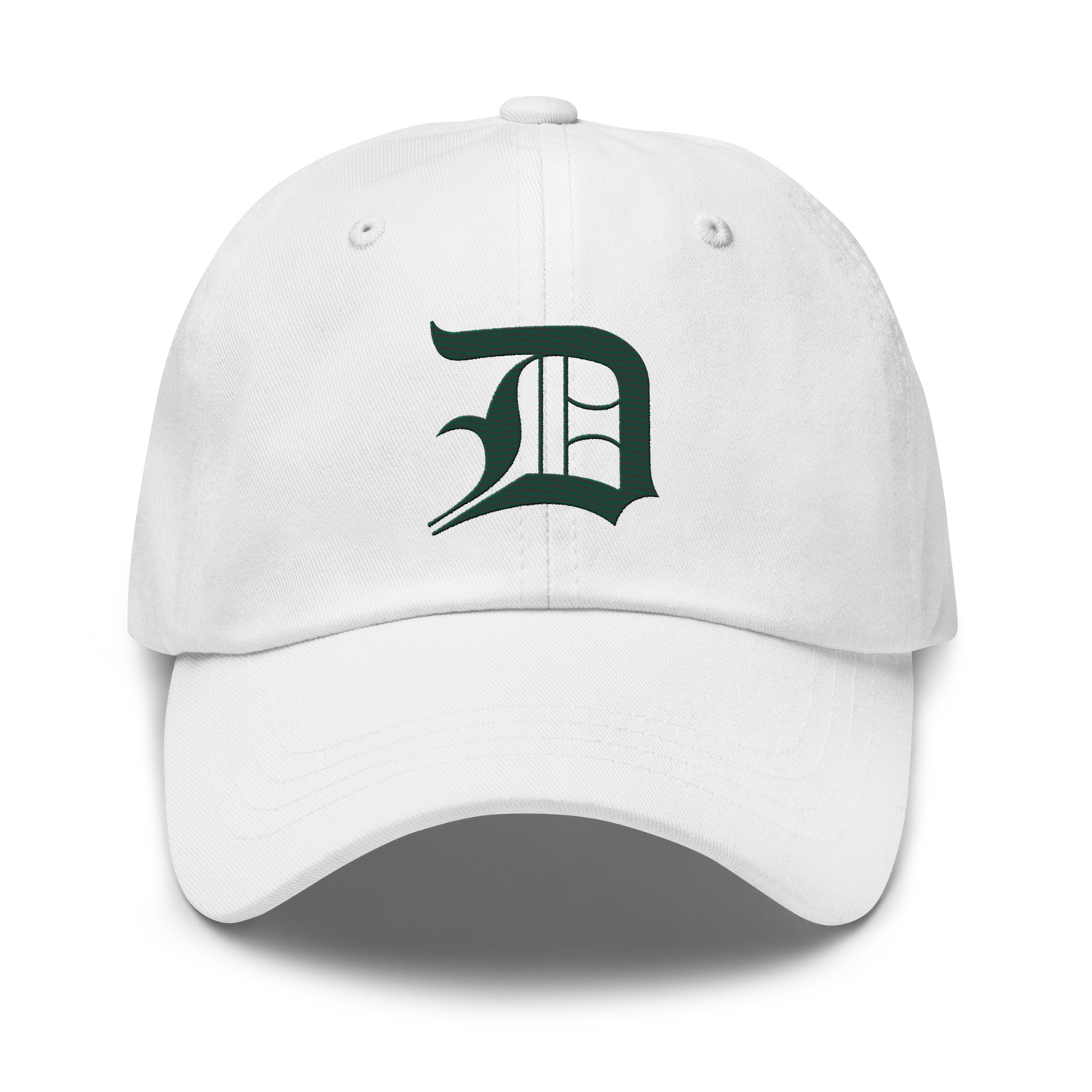 Detroit 'Old English D' Dad Hat (Laconic Green)