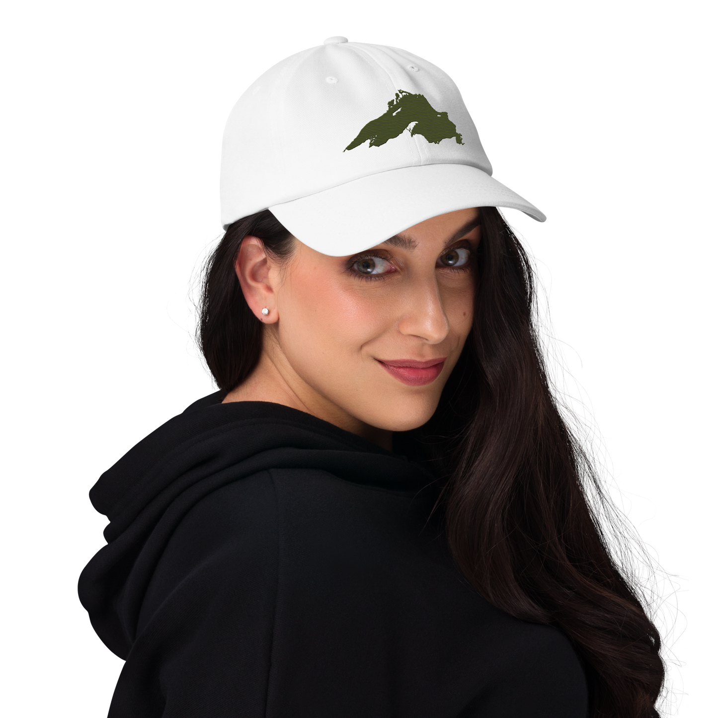 Lake Superior Dad Hat | Army Green