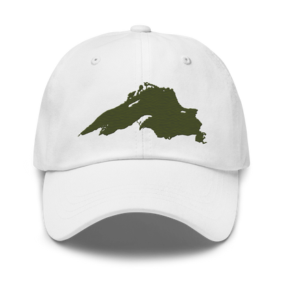 Lake Superior Dad Hat | Army Green