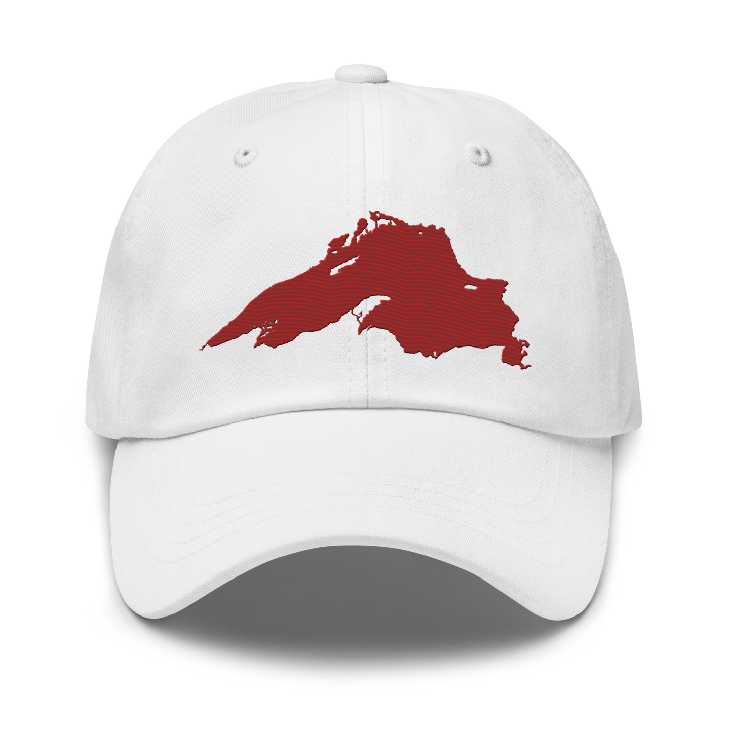 Lake Superior Dad Hat | Thimbleberry Red