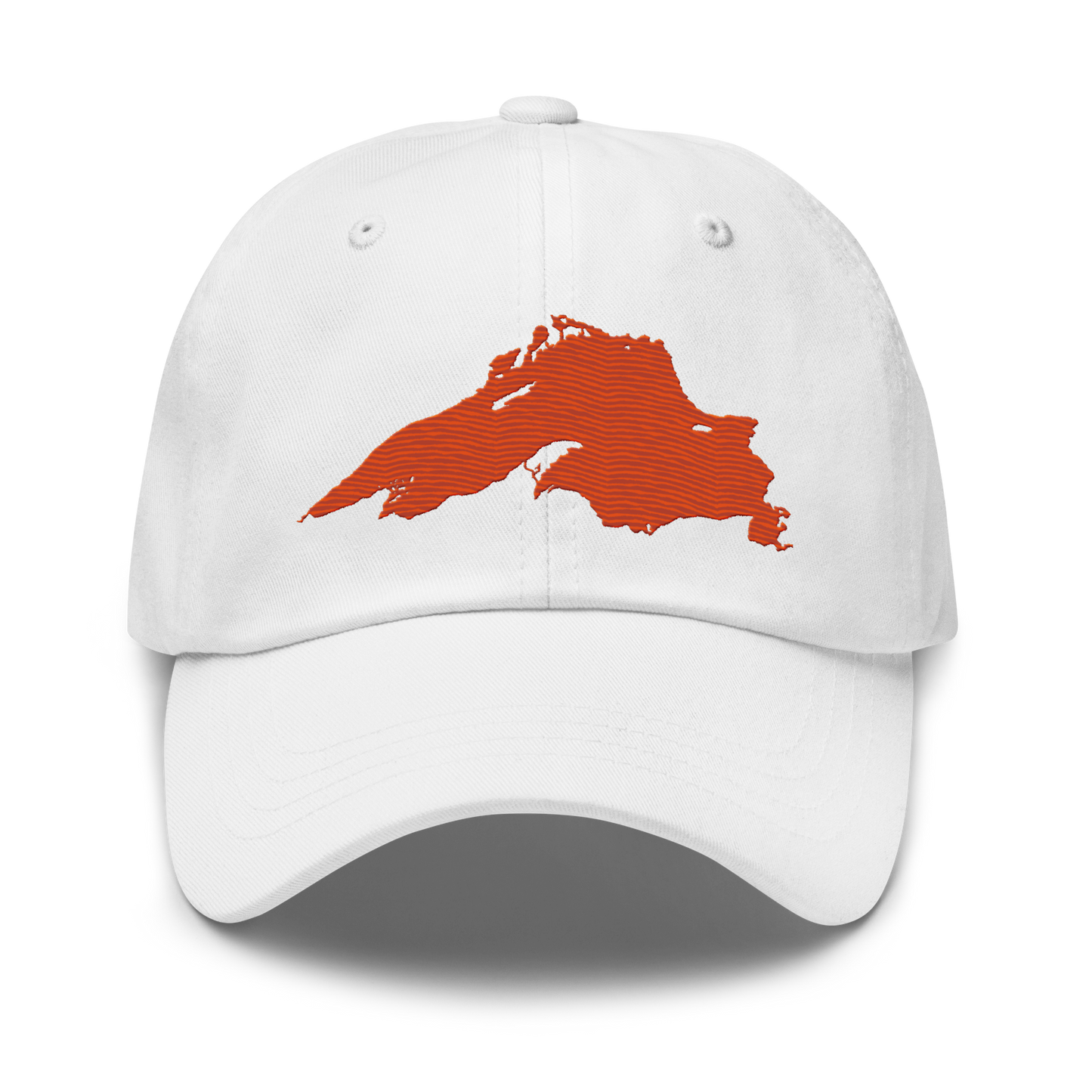 Lake Superior Dad Hat | Maple Leaf Orange