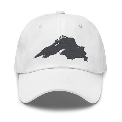 Lake Superior Dad Hat | Iron Ore Grey