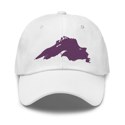 Lake Superior Dad Hat | Plum