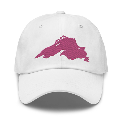 Lake Superior Dad Hat | Apple Blossom Pink