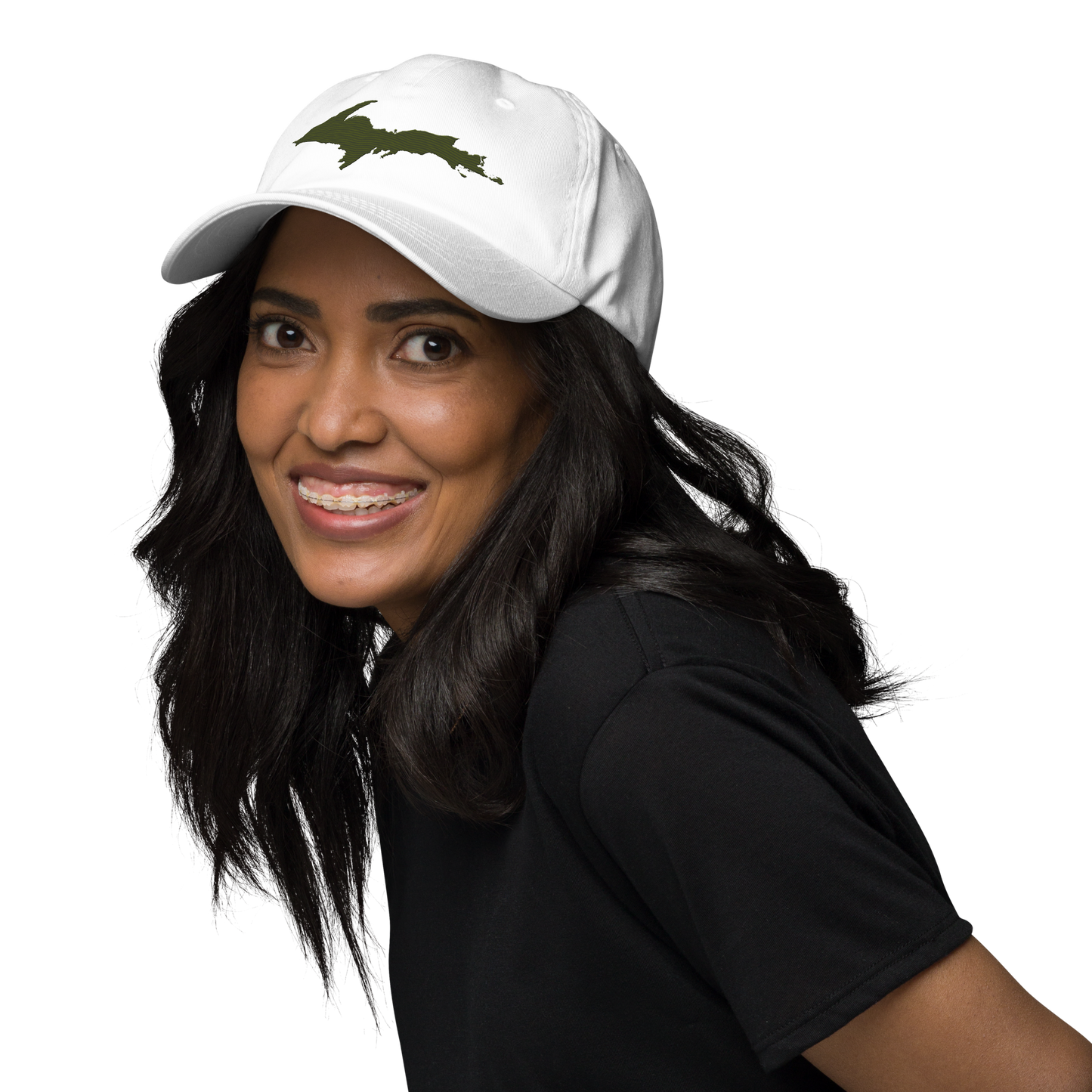 Upper Peninsula Dad Hat | Army Green