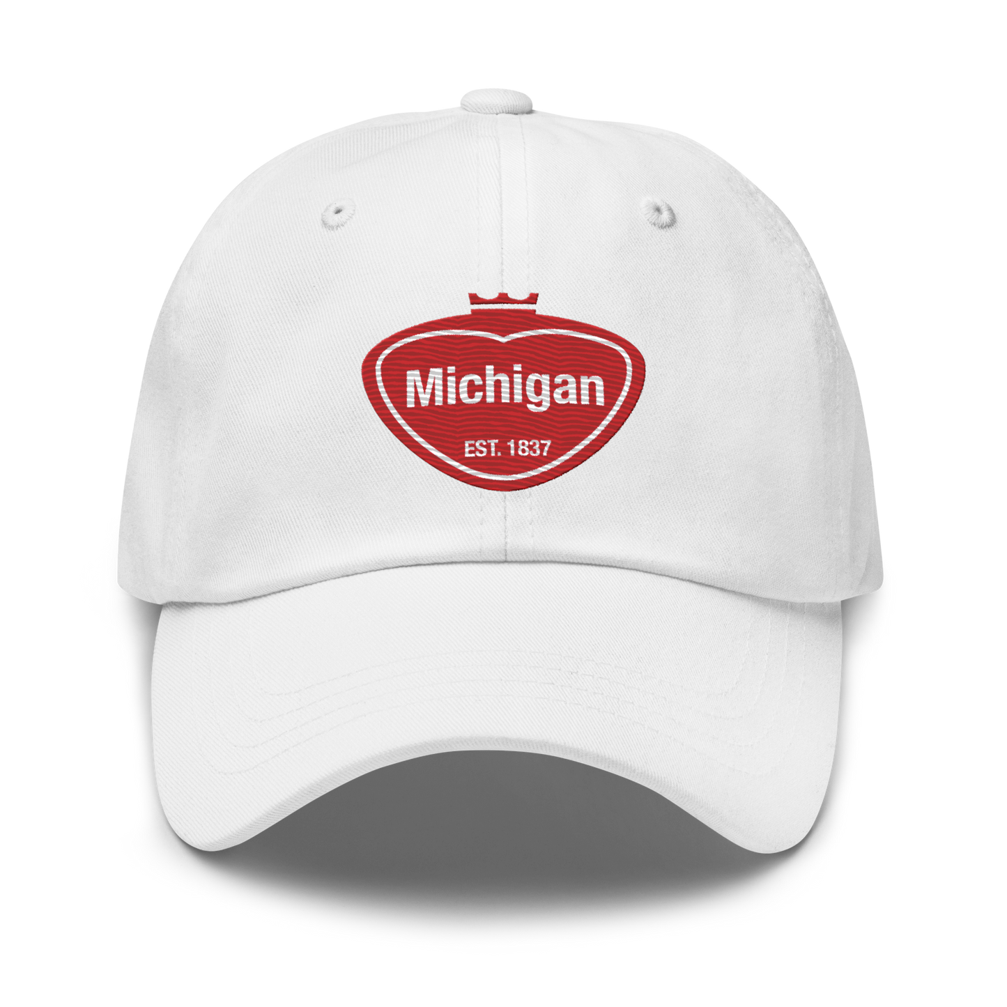 'Michigan EST 1837' Dad Hat (Local Pop Parody)