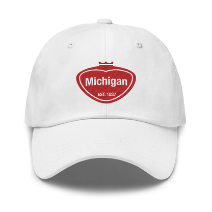 'Michigan EST 1837' Dad Hat (Local Pop Parody)