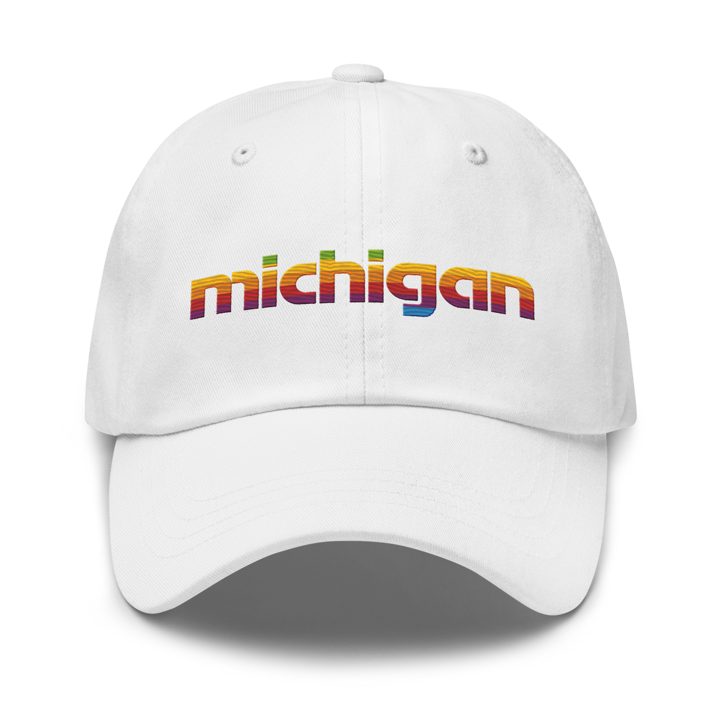 'Michigan' Dad Hat (80s Pomaceous Tech Parody)