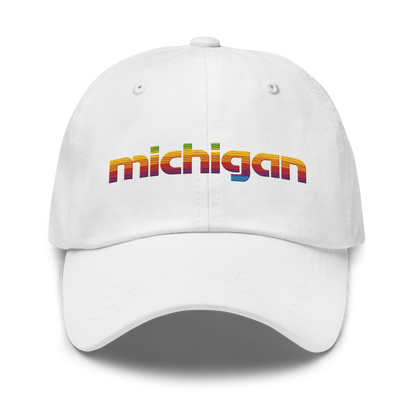 'Michigan' Dad Hat (80s Pomaceous Tech Parody)