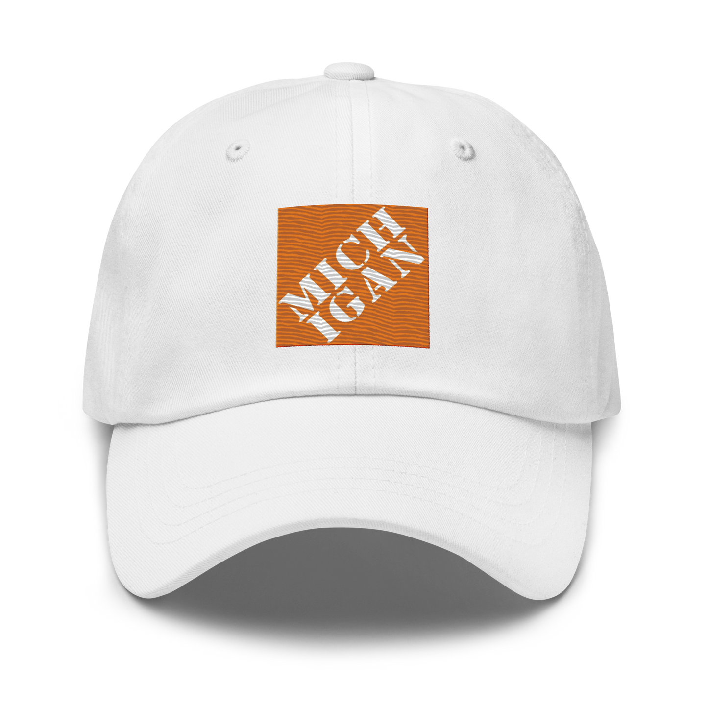 'Michigan' Dad Hat (Construction Retail Parody)