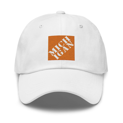 'Michigan' Dad Hat (Construction Retail Parody)