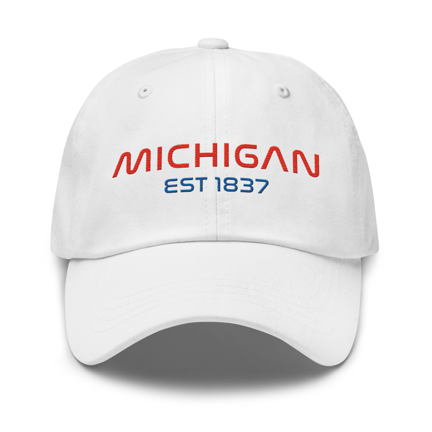 'Michigan EST 1837' Dad Hat | Space Agency Parody