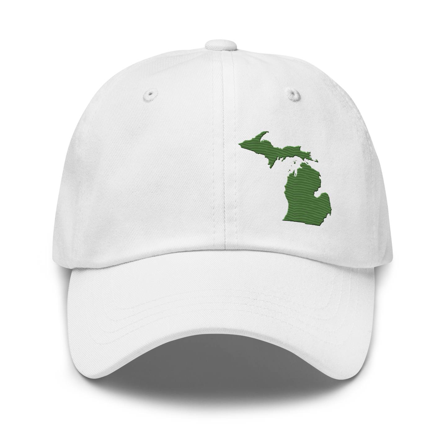 Michigan Dad Hat | Pine Green Outline