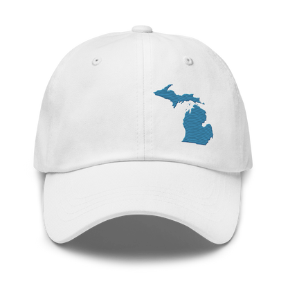 Michigan Dad Hat | Traverse Blue Outline