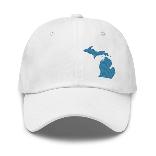 Michigan Dad Hat | Traverse Blue Outline