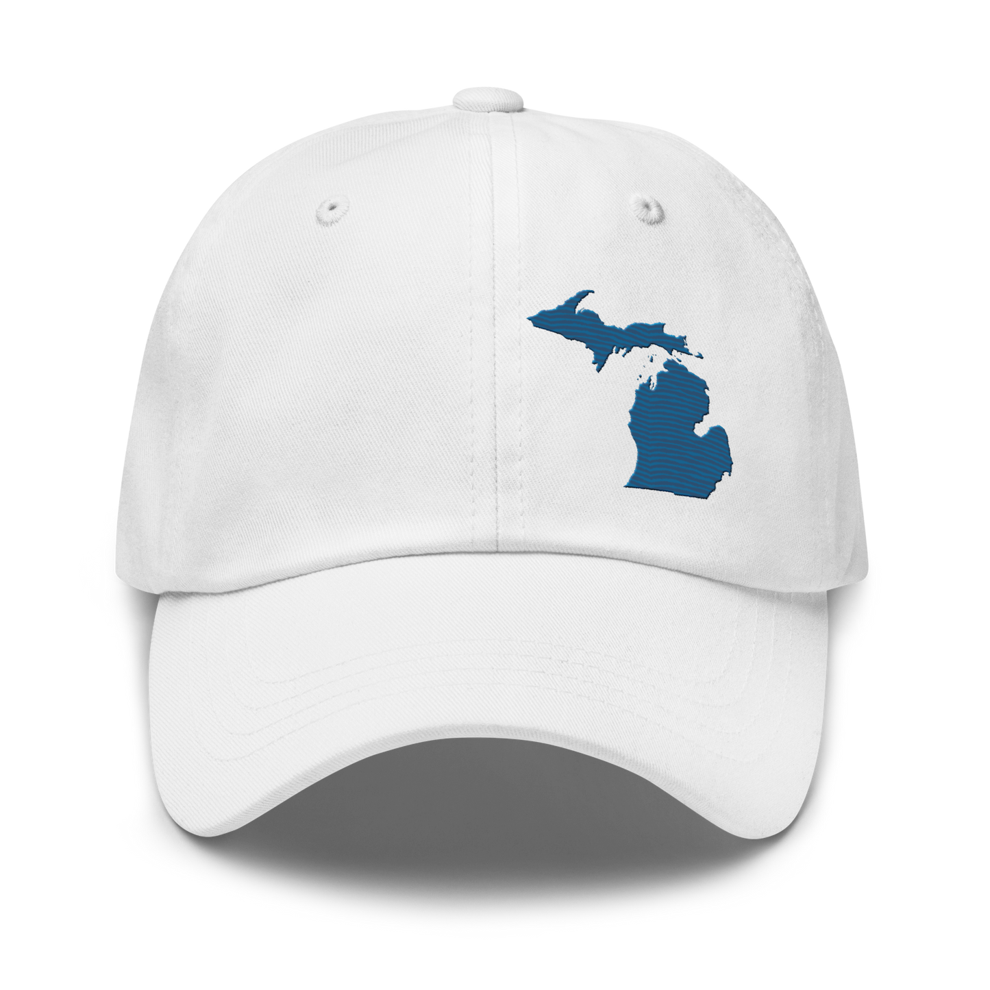 Michigan Dad Hat | Blueberry Outline