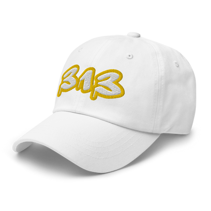 Detroit '313' Dad Hat (Tag Font w/ Gold Stroke)