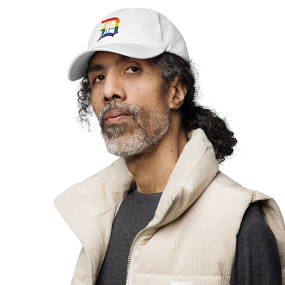 Detroit 'Old English D' Dad Hat (Rainbow Pride Edition)