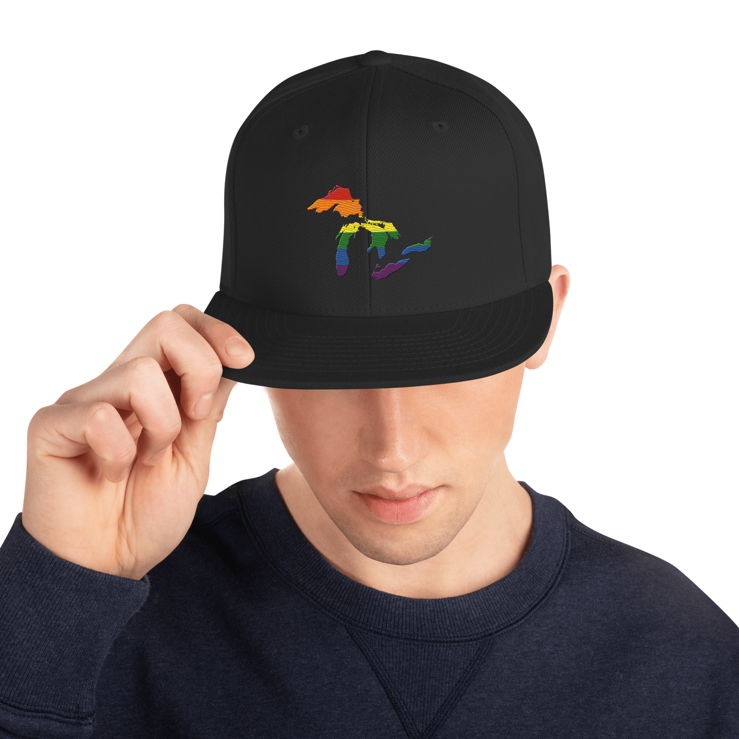 Great Lakes Vintage Snapback (Rainbow Pride Edition)