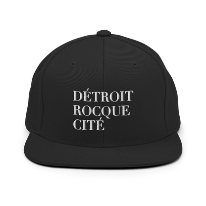 'Détroit Rocque Cité' Vintage Snapback (White Emb.)