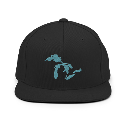 Great Lakes Vintage Snapback (Huron Blue)