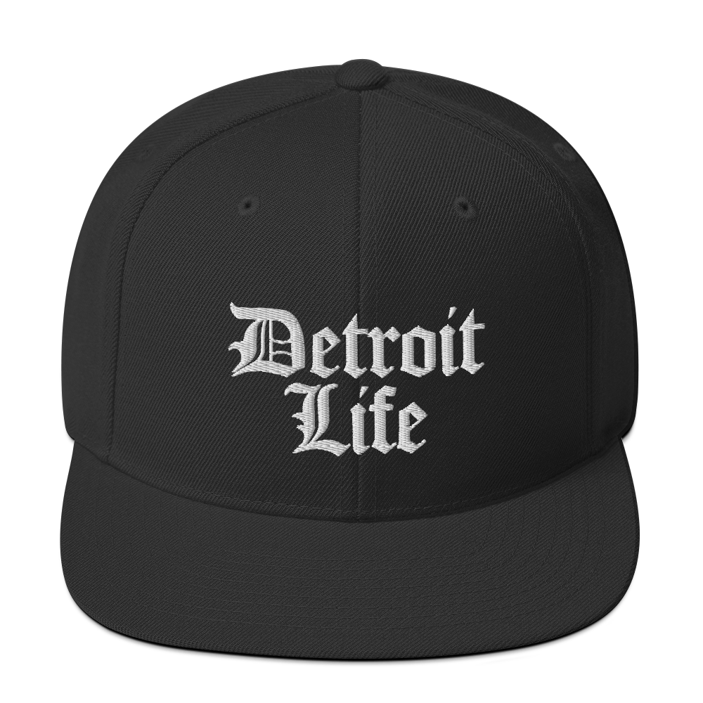 'Detroit Life' Vintage Snapback | 6-Panel