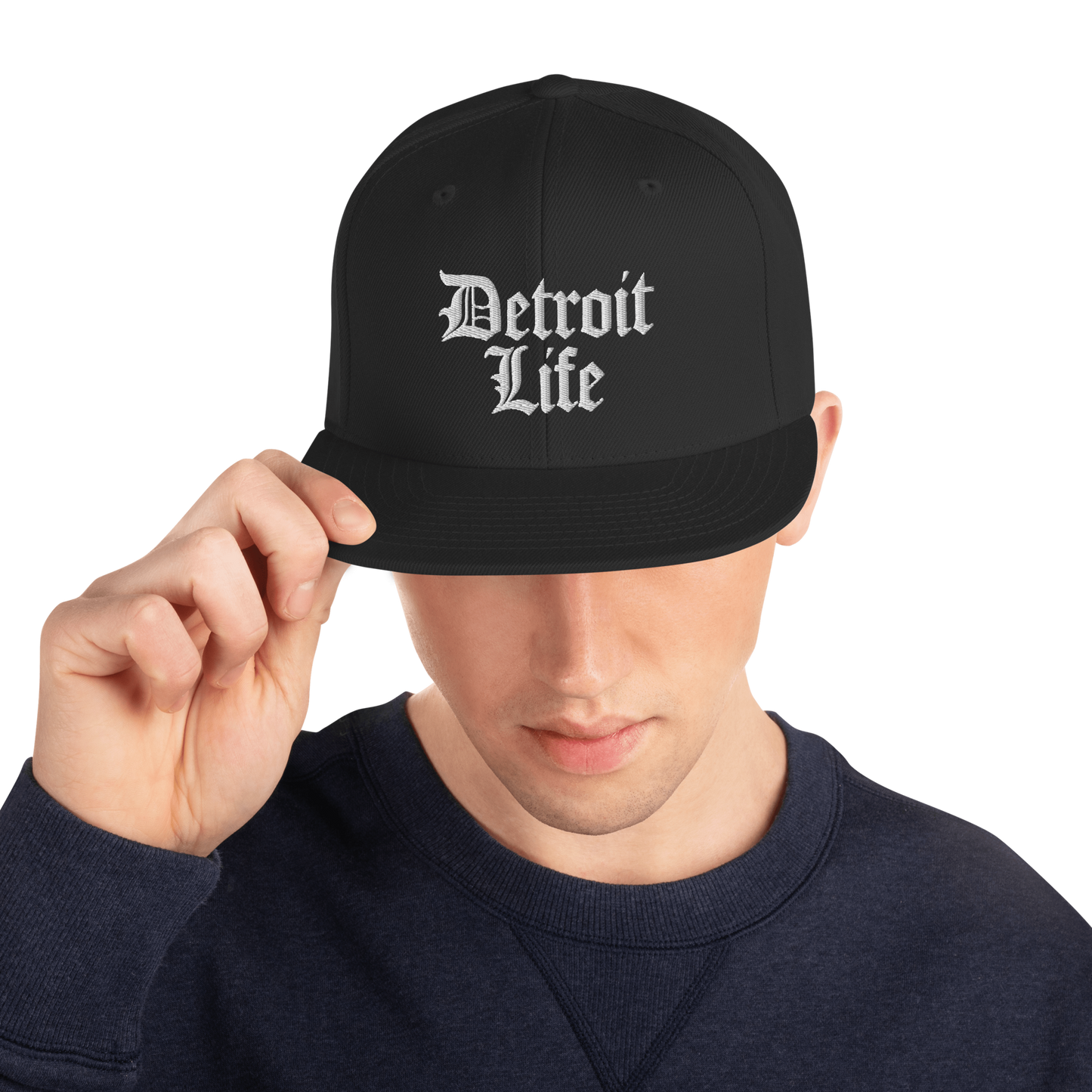 'Detroit Life' Vintage Snapback | 6-Panel