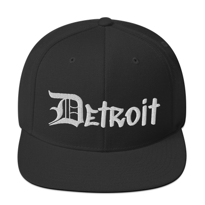 'Detroit' Vintage Snapback (OED Tag Font)