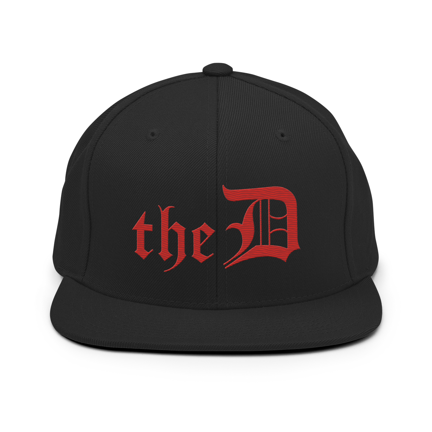 Detroit 'The D' Vintage Snapback | Aliform Red