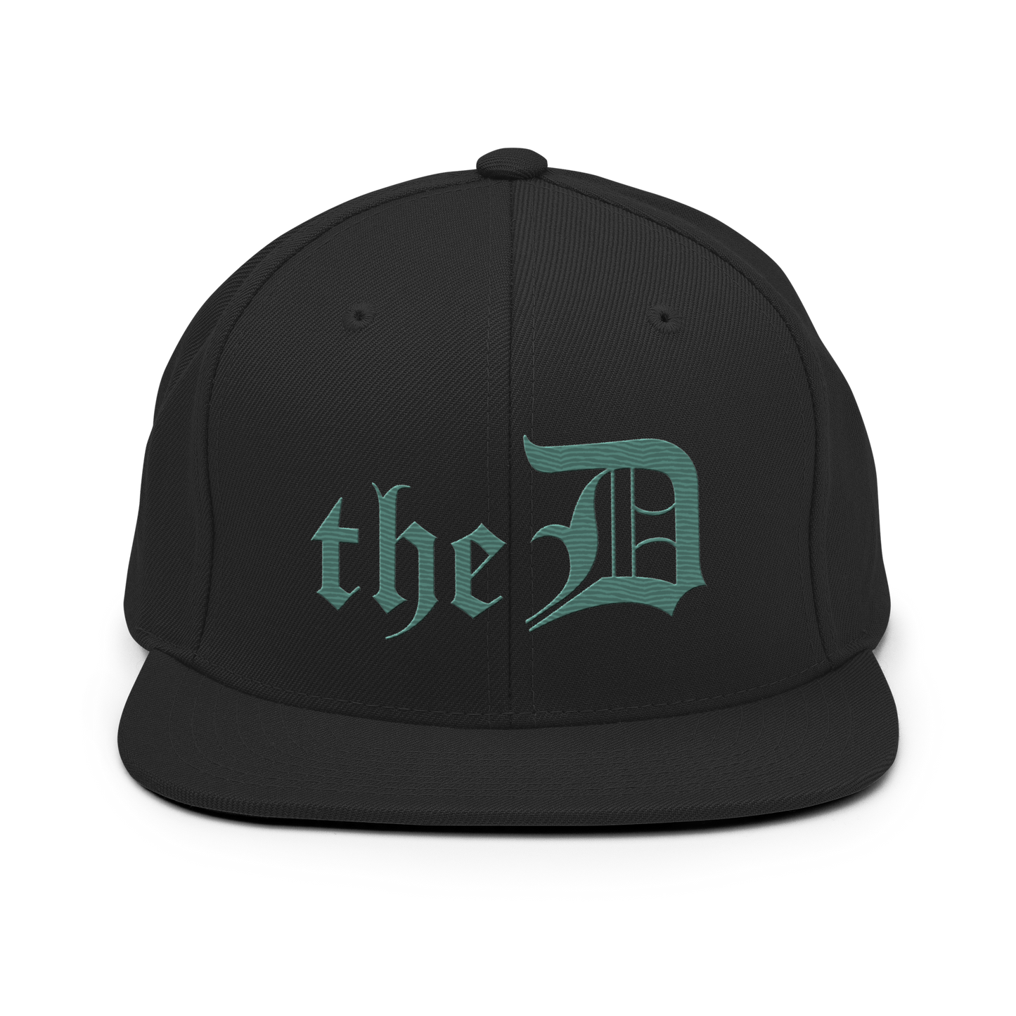 Detroit 'The D' Vintage Snapback | Copper Green