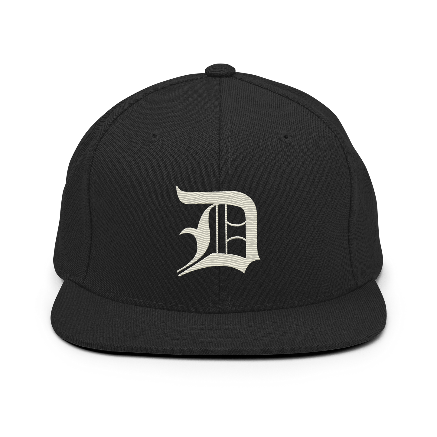 Detroit 'Old English D' Vintage Snapback (Ivory White)