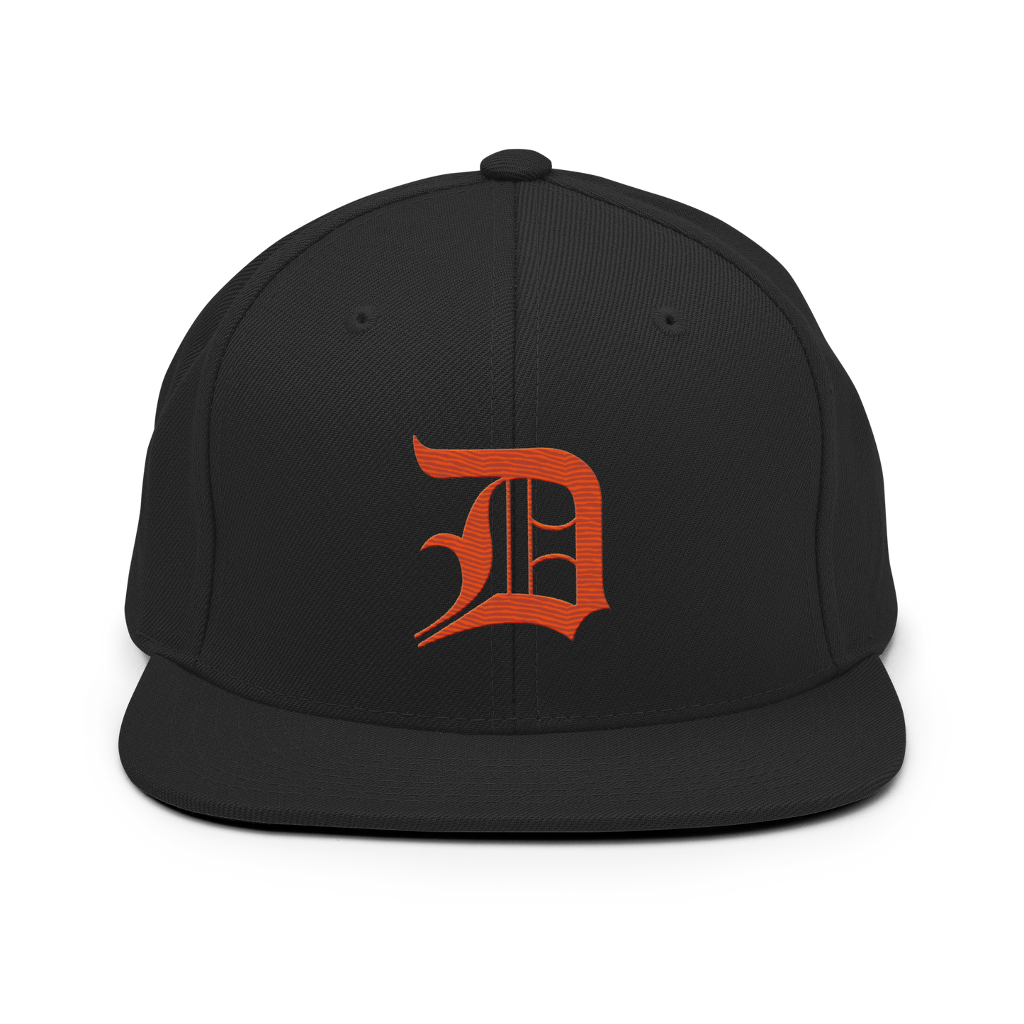 Detroit 'Old English D' Vintage Snapback (Maple Leaf Orange)