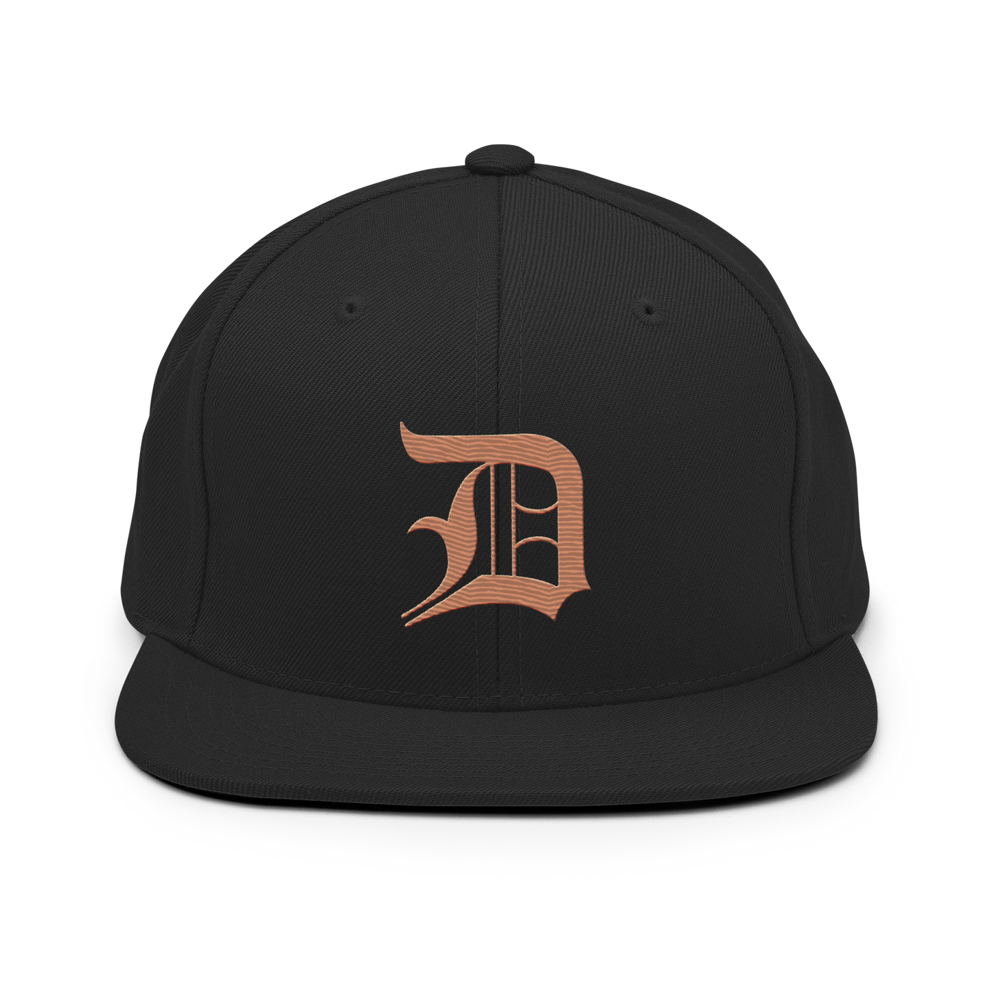 Detroit 'Old English D' Vintage Snapback (Copper)