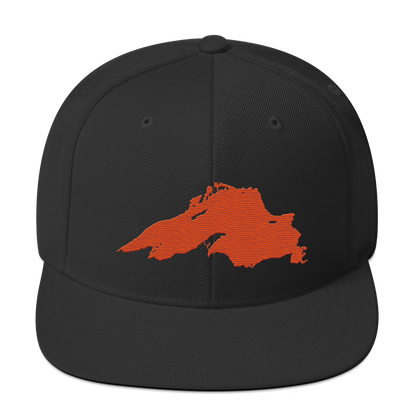 Lake Superior Vintage Snapback | Maple Leaf Orange