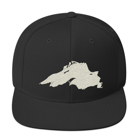 Lake Superior Vintage Snapback | Ivory White