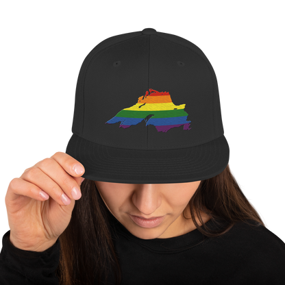 Lake Superior Vintage Snapback | Rainbow Pride Edition