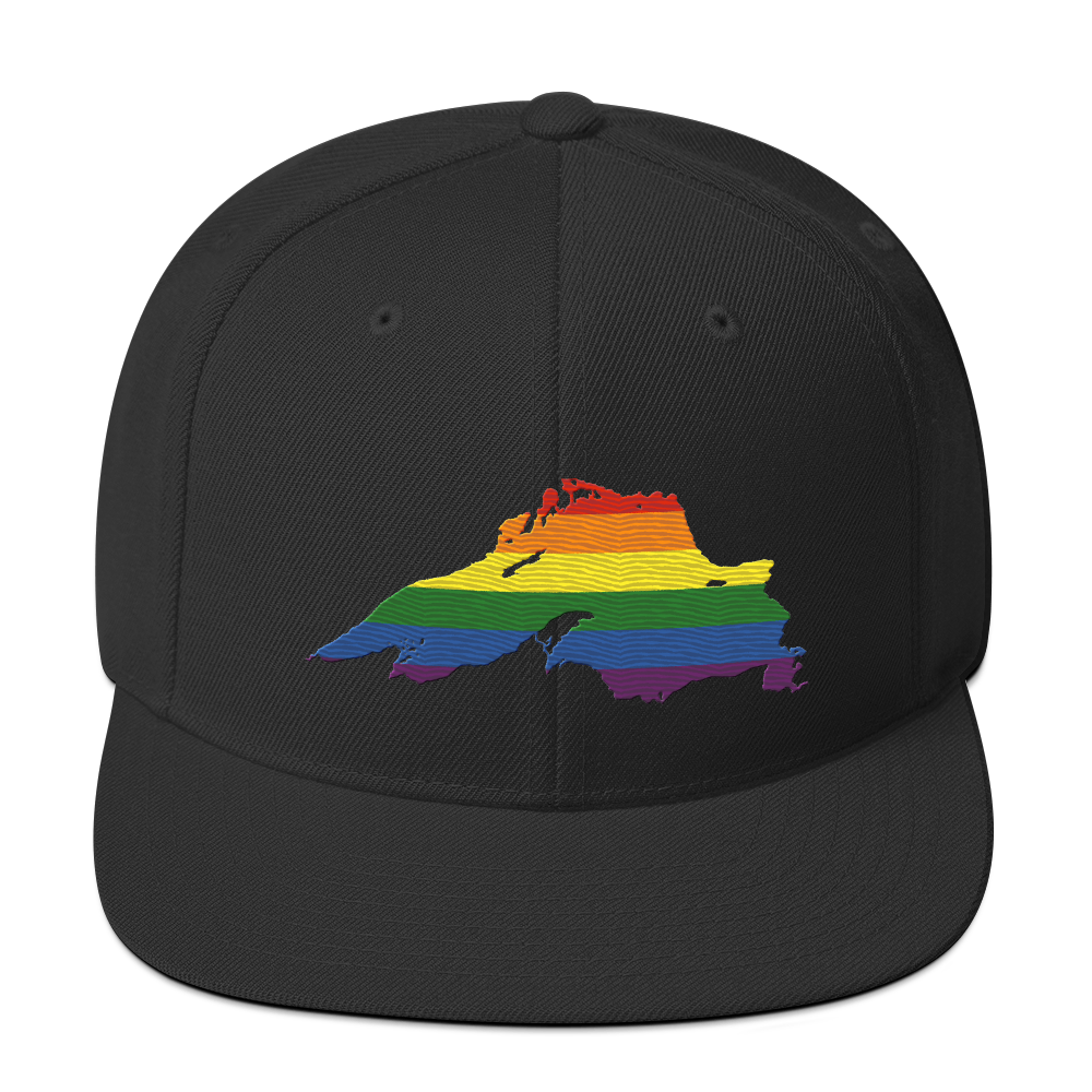 Lake Superior Vintage Snapback | Rainbow Pride Edition