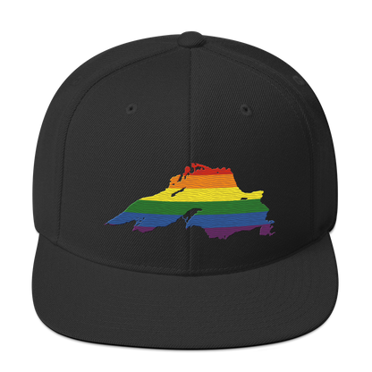 Lake Superior Vintage Snapback | Rainbow Pride Edition