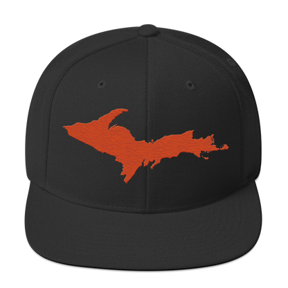 Upper Peninsula Vintage Snapback | Maple Leaf Orange